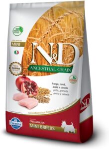 N&D Ancestral Grain - ração para cachorro de raça pequena, incluindo shih tzu