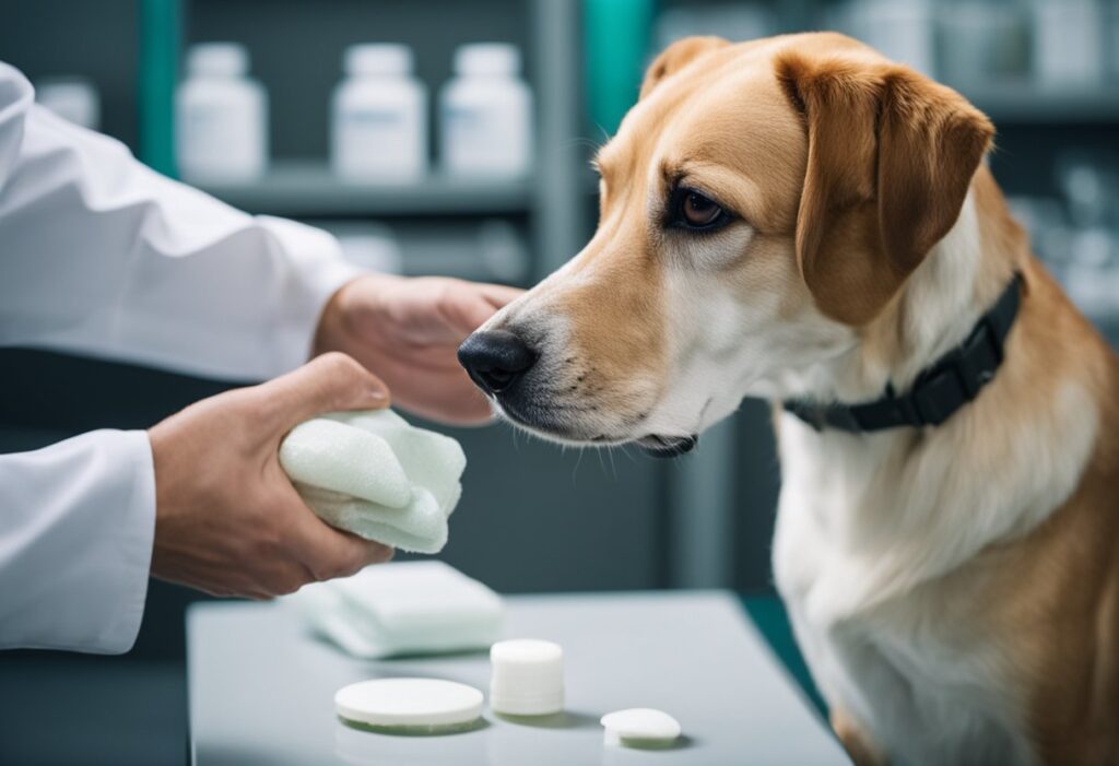 cachorro no veterinário