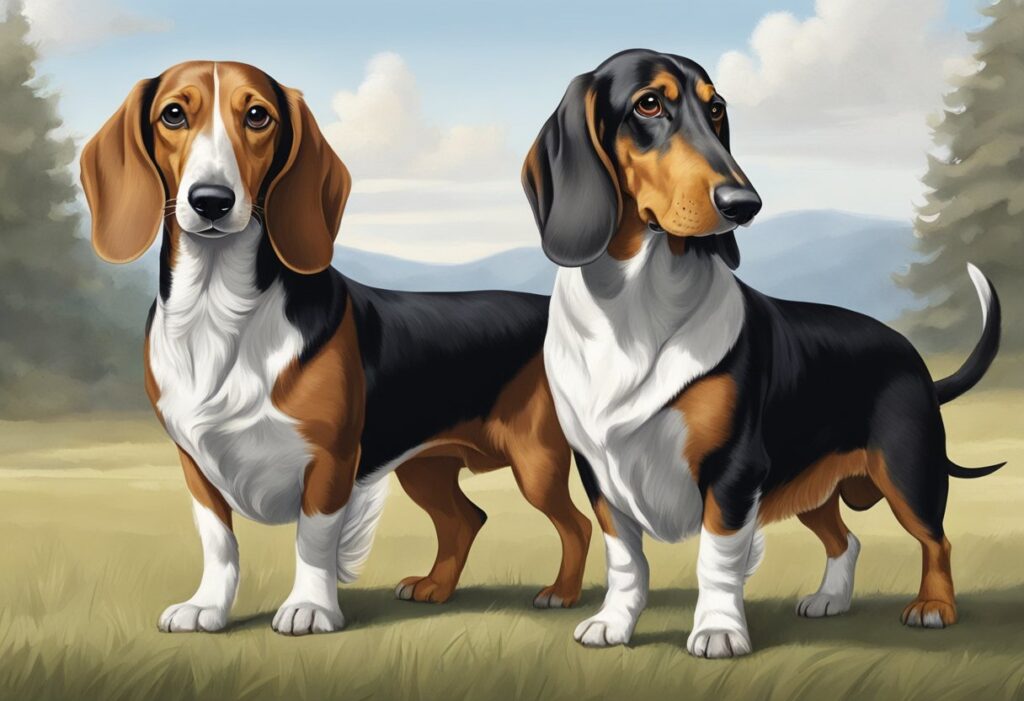 dachshund e basset características físicas